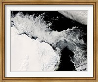 Framed Sea Ice in the Southern Ocean