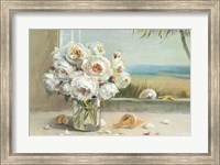 Framed Coastal Roses
