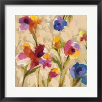 Bold Bright Flowers II Framed Print