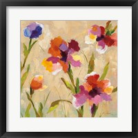 Framed Bold Bright Flowers III