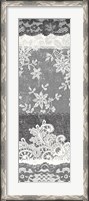 Framed Vintage Lace Panel II