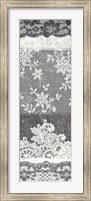 Framed Vintage Lace Panel II