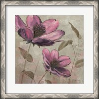 Framed Plum Floral II