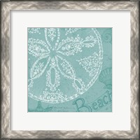 Framed 'Aqua Treasure II' border=