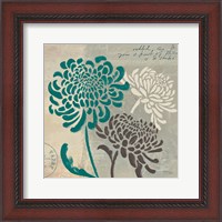 Framed Chrysanthemums I