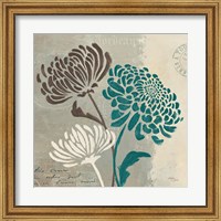 Framed Chrysanthemums II