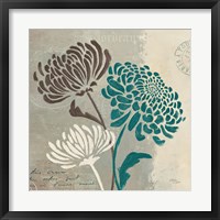 Framed Chrysanthemums II