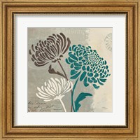 Framed Chrysanthemums II