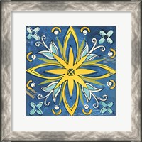 Framed Tuscan Sun Tile I Color