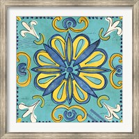 Framed Tuscan Sun Tile IV Color