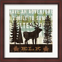 Framed Simple Living Elk