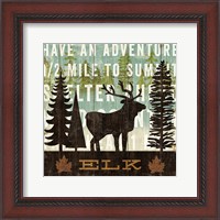 Framed Simple Living Elk