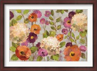 Framed Hydrangeas and Anemones