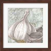 Framed Buon Appetito Garlic