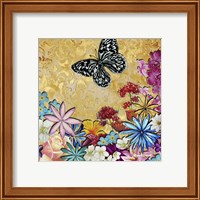 Framed 'Whimsical Floral Collage 4-2' border=