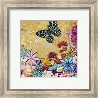 Framed 'Whimsical Floral Collage 4-2' border=