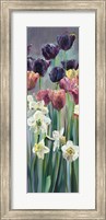 Framed Grape Tulips Panel II