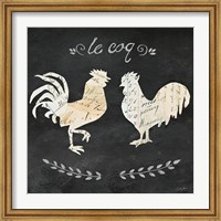 Framed Le Coq Cameo Sq