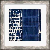 Framed Indigo Batik I