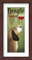 Framed Beagle Winery Cabernet