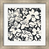Framed Chalkboard Floral II
