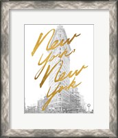 Framed Gilded New York