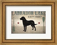 Framed Labrador Lake
