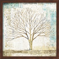 Framed Solitary Tree Collage