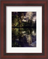 Framed Giant El Capitan reflection, Yosemite National Park, California