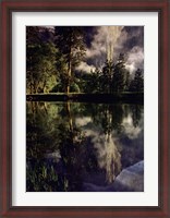 Framed Giant El Capitan reflection, Yosemite National Park, California