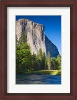 Framed El Capitan and Merced River Yosemite NP, CA
