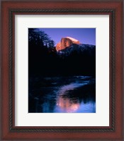 Framed Half Dome, Merced River, Yosemite, California