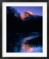 Framed Half Dome, Merced River, Yosemite, California