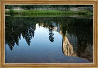 Framed Reflection of El Capitan in Mercede River, Yosemite National Park, California - Horizontal