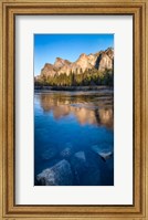 Framed Merced River in the Yosemite Valley