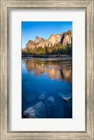 Framed Merced River in the Yosemite Valley