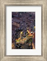 Framed Overview of Rue Faure, Cannes, France