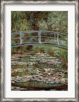 Framed Waterlily Pond, Japanese Bridge