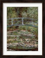 Framed Waterlily Pond, Japanese Bridge