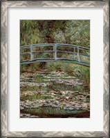 Framed Waterlily Pond, Japanese Bridge