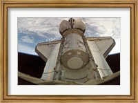 Framed Harmony Node in Space Shuttle Discovery's Cargo Bay