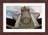 Framed Harmony Node in Space Shuttle Discovery's Cargo Bay