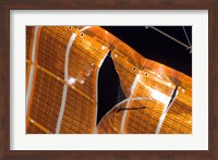 Framed Close-up of a Tear in Solar Array Material on the International Space Station