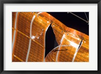 Framed Close-up of a Tear in Solar Array Material on the International Space Station