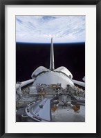 Framed Space Shuttle Discovery's Cargo Bay