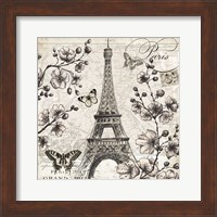 Framed Paris in Bloom I