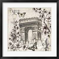 Framed Paris in Bloom II