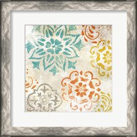 Framed Colorful Medallions I