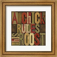 Framed Printers Block Rules This Roost I