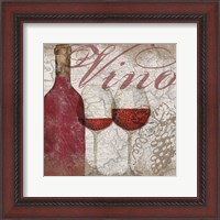 Framed Vino and Vin I